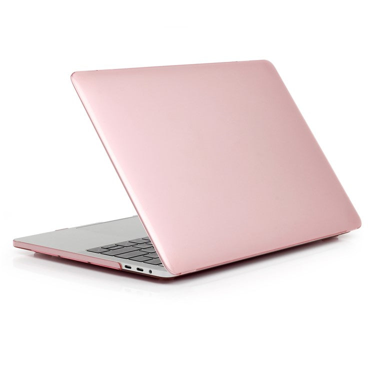 Crystal Clear Two-piece PC Protective Case for Macbook Pro 15.4-inch 2016 with Touch Bar (A1707) - Pink
