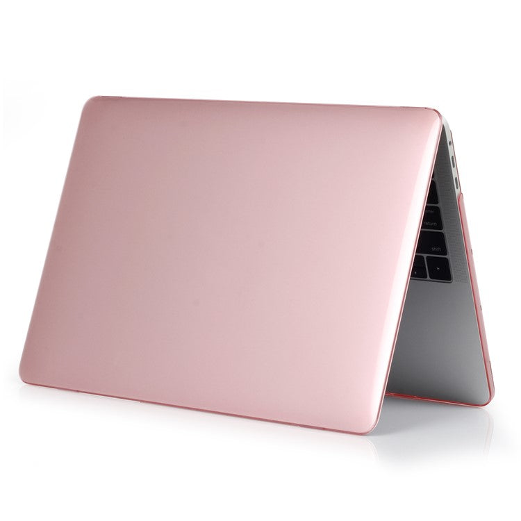 Crystal Clear Two-piece PC Protective Case for Macbook Pro 15.4-inch 2016 with Touch Bar (A1707) - Pink