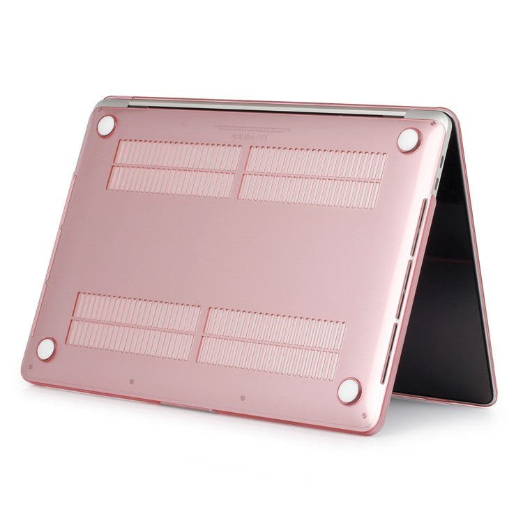 Crystal Clear Two-piece PC Protective Case for Macbook Pro 15.4-inch 2016 with Touch Bar (A1707) - Pink