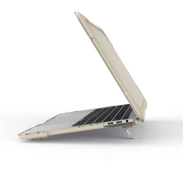 Plastic TPU 2-Piece Hybrid Cover for MacBook Pro 13-inch (2016) with Touch Bar - Khaki
