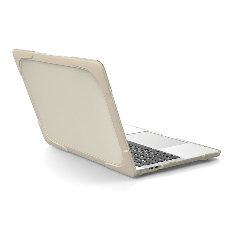 Plastic TPU 2-Piece Hybrid Cover for MacBook Pro 13-inch (2016) with Touch Bar - Khaki