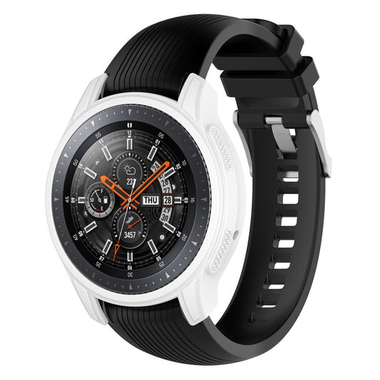 Silicone Smart Watch Protective Cover for Samsung Gear S3 Frontier / Galaxy Watch 46mm - White