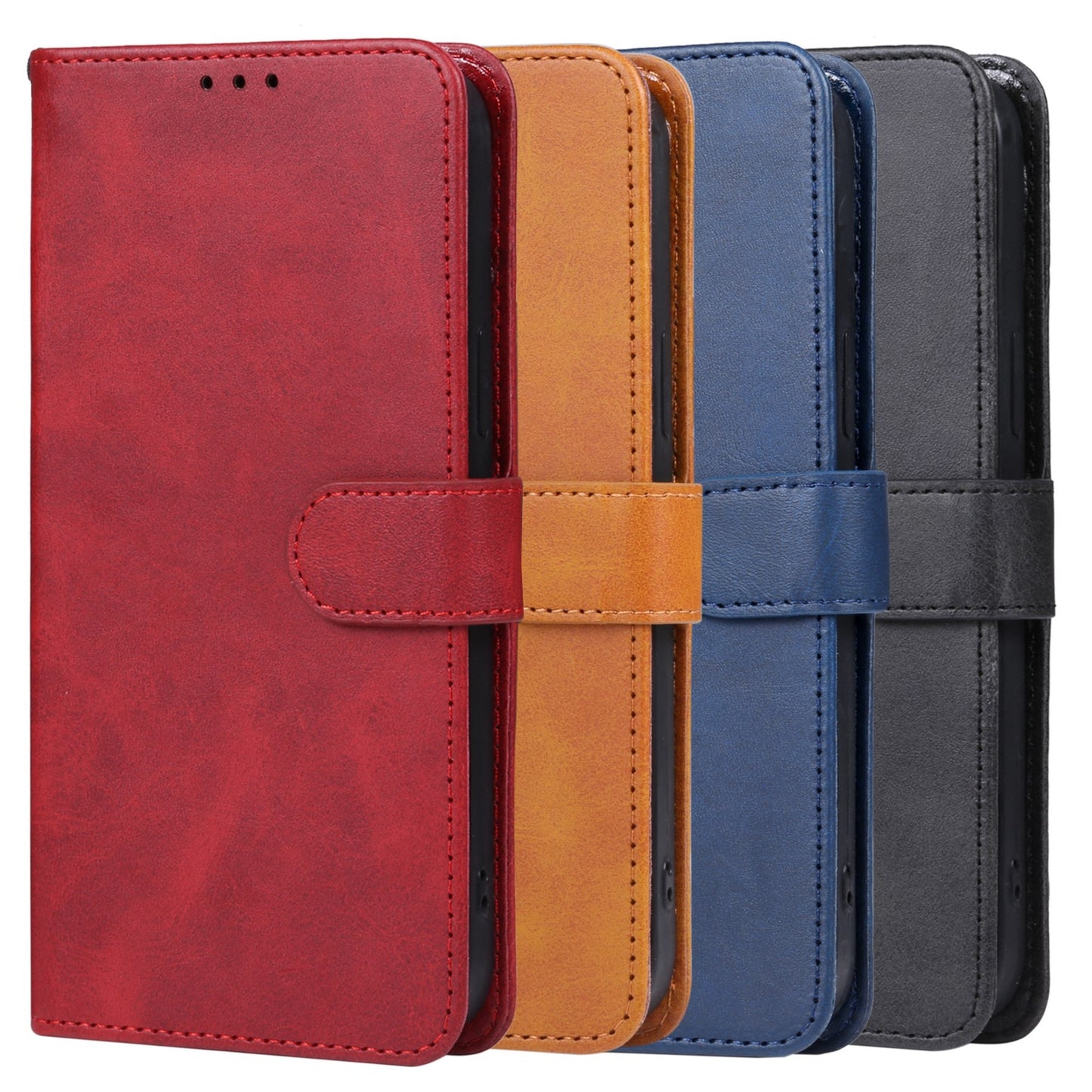 For Xiaomi Redmi Note 13 Pro 4G/Poco M6 Pro 4G Leather Phone Case(Blue)