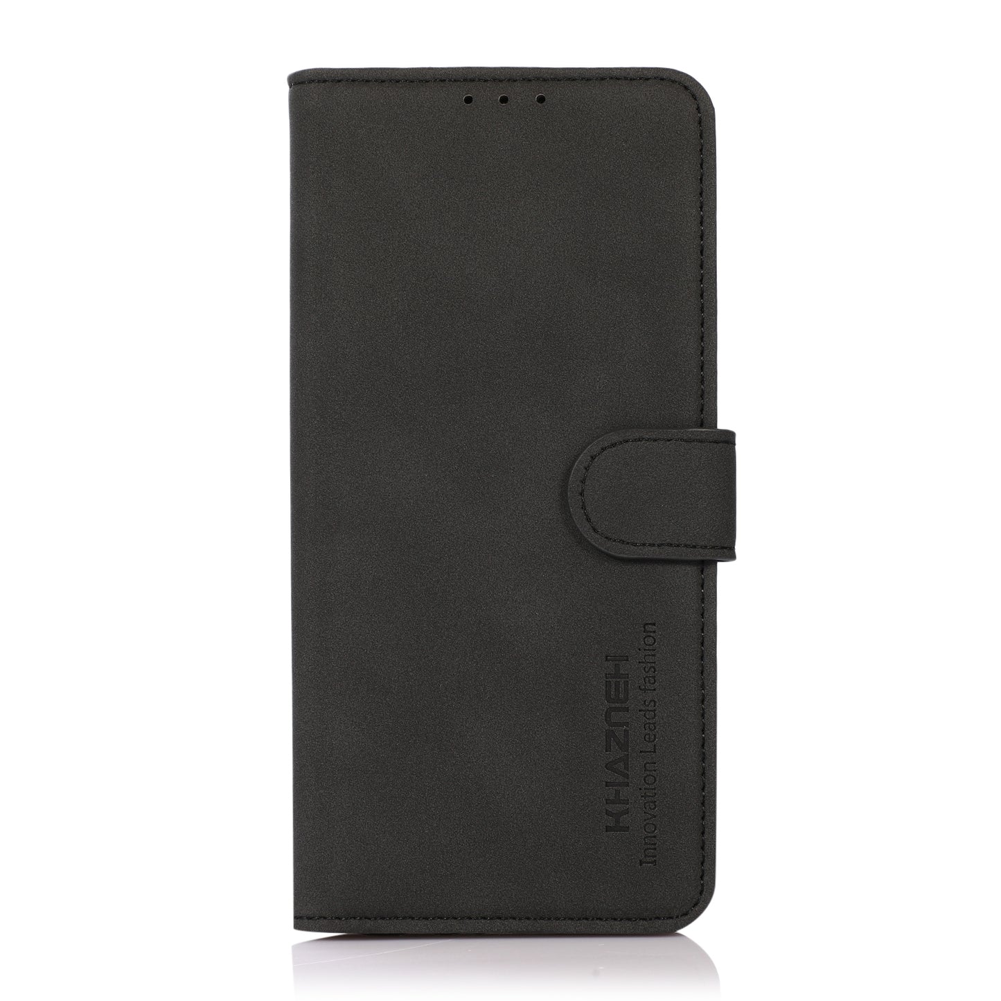 For Xiaomi Poco F6 / Redmi Turbo 3 KHAZNEH Matte Texture Leather Phone Case(Black)