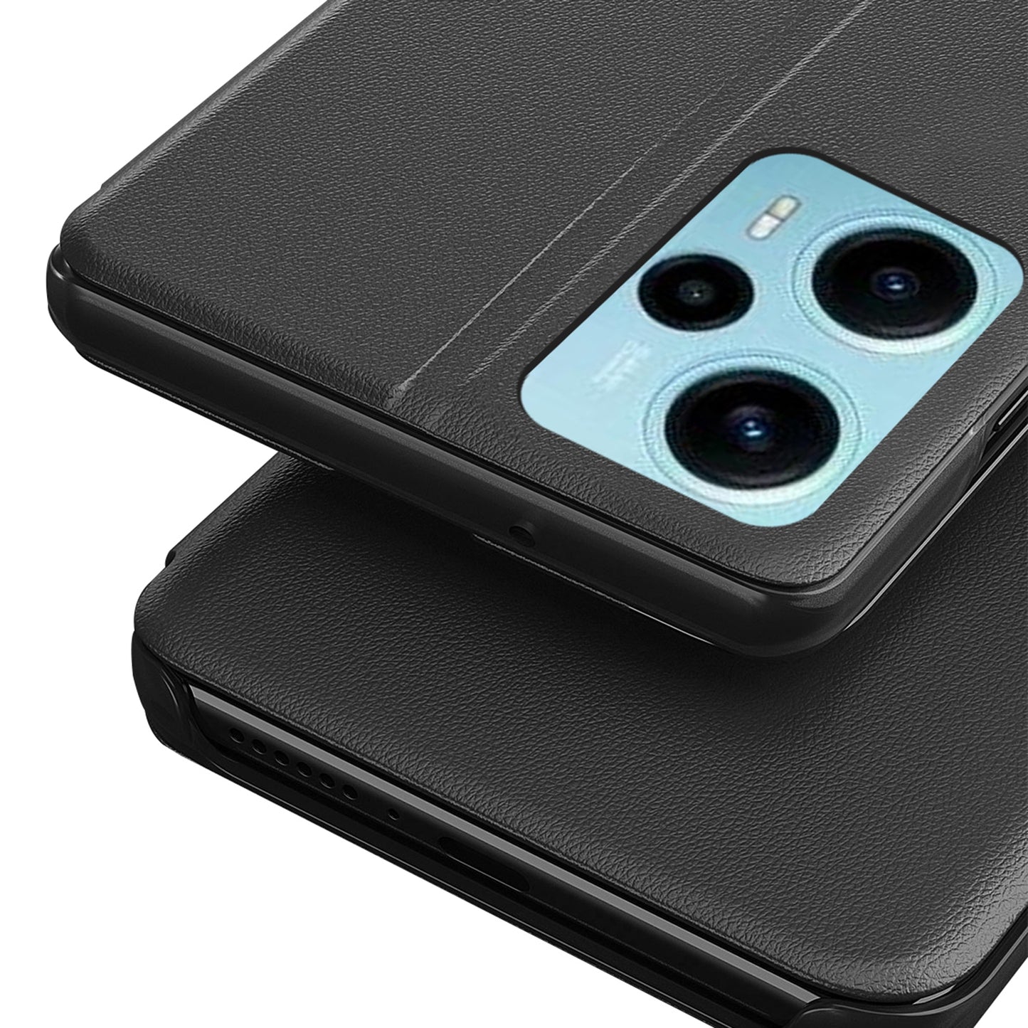 For Xiaomi Poco F5 Attraction Flip Holder Leather Phone Case(Purple)