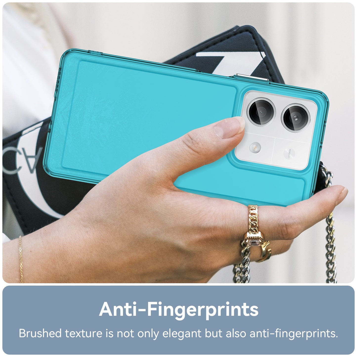 For Xiaomi Poco X6 Neo Candy Series TPU Phone Case(Transparent Blue)