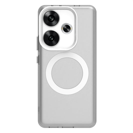 For Xiaomi Poco F6 5G Candy Magsafe PC Hybrid TPU Phone Case(White)