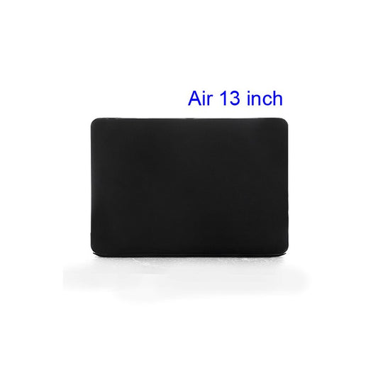 Multiple Colors Crystal Hard Case Full Cover Skin for Macbook Air 13.3 A1466/A1369 - Black
