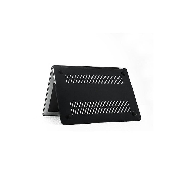 Multiple Colors Crystal Hard Case Full Cover Skin for Macbook Air 13.3 A1466/A1369 - Black